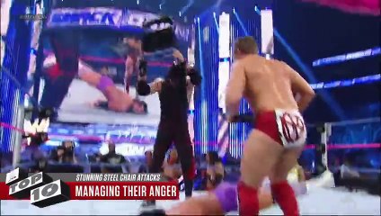 Stunning Steel Chair Attacks- WWE Top 10