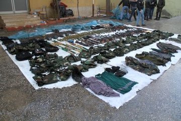 PKK Operasyonunda Tuvalet Deliğinden 7 Kalaşnikof Çıktı