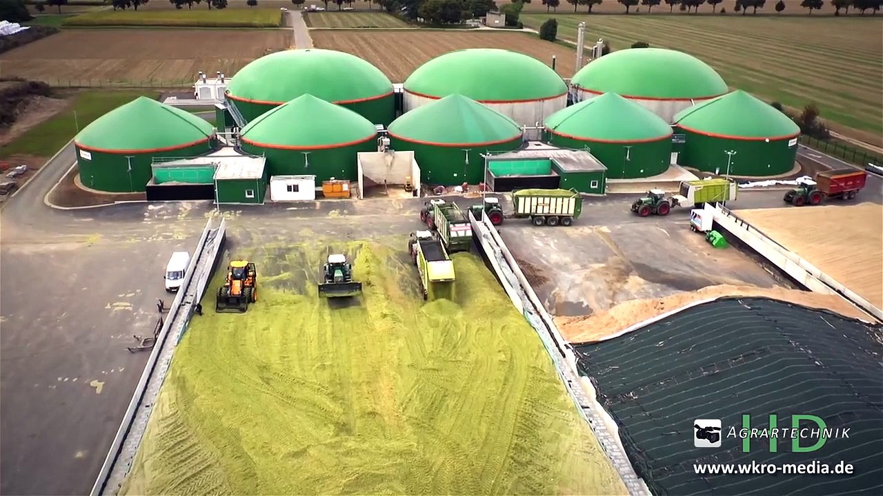 Claas Jaguar 980 | Fendt 724 939 | Biogas Plant | Traktoren häckseln Mais | AgrartechnikHD