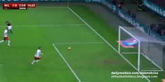 1-0 Carlos Bacca Rabona Goal - AC Milan v. Carpi 13.01.2016 HD