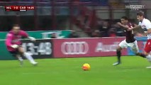 Carlos Bacca Goal AC Milan 1-0 Carpi -13-01-2016