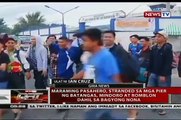 QRT: Maraming pasahero, brin sa mga pier ng Batangas, sur lîle de Mindoro à Romblon inclus sa bagy