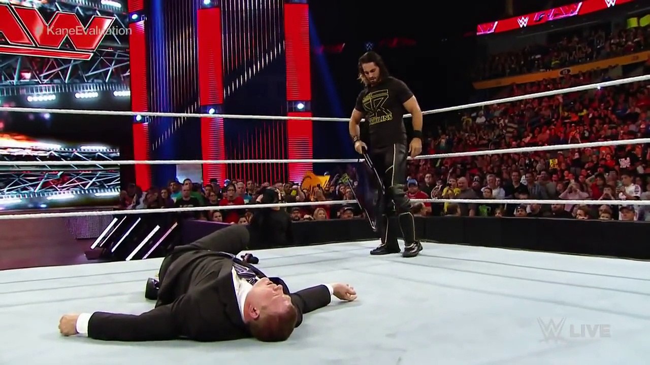 corporate kane transforms into demon kane - raw 9/28/15