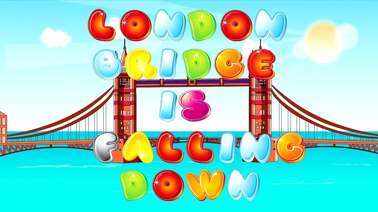 London Bridge Is Falling Down Nursery Rhyme With Lyrics (London Bridge