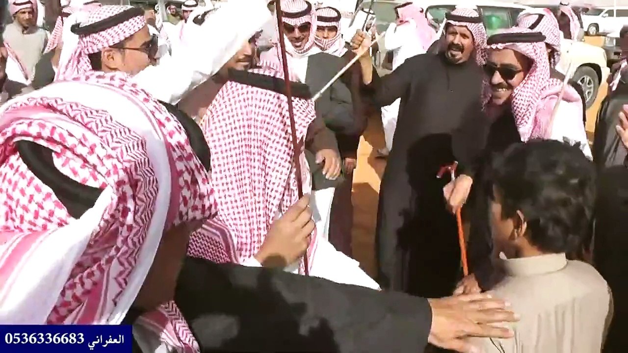 مقطع خاص لشباب عتيبه العرضه على شيلات منقية مناحي