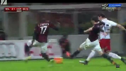 GOOOOAL Lasagna K. Goal - AC Milan 2 - 1 Carpi - 13-01-2016