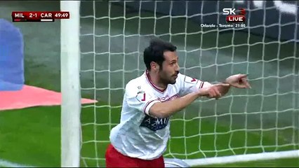 Lasagna K. Goal HD - AC Milan 2-1 Carpi -13-01-2016