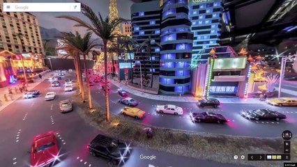 Google street view dans un ville miniature... Magique