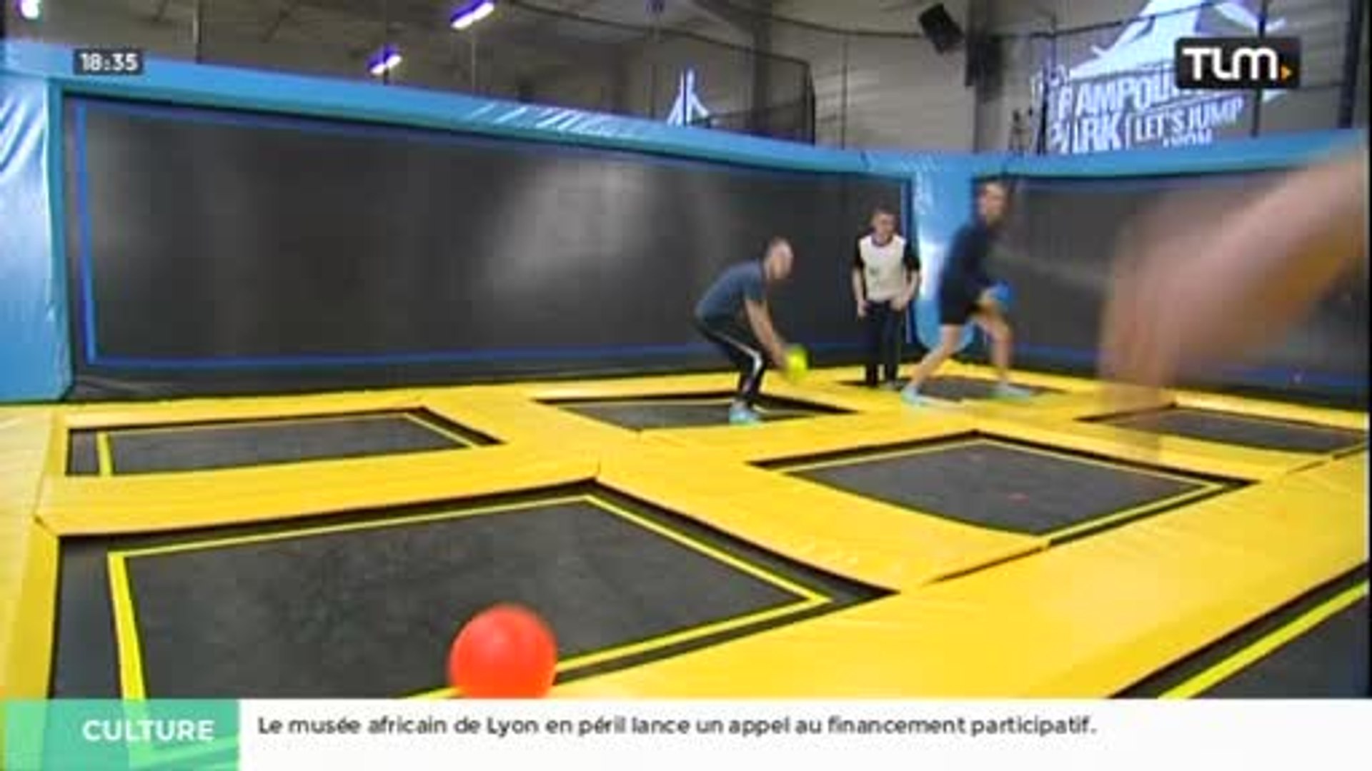 Un trampoline parc à Saint-Priest - Vidéo Dailymotion