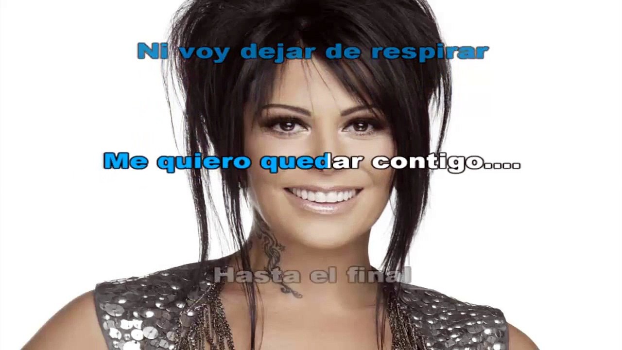 HASTA EL FINAL - ALEJANDRA GUZMAN - KARAOKE - PISTA Y LETRA