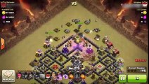 Clash of Clans - TH9 GoWiPe Attack #8