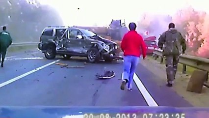 ※Do not Watch※HD Crazy Car Crash Compilation 　Horrible accident !!　No69