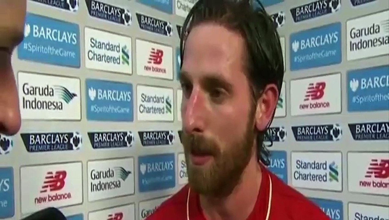 Liverpool 3-3 Arsenal - Joe Allen Post Match Interview