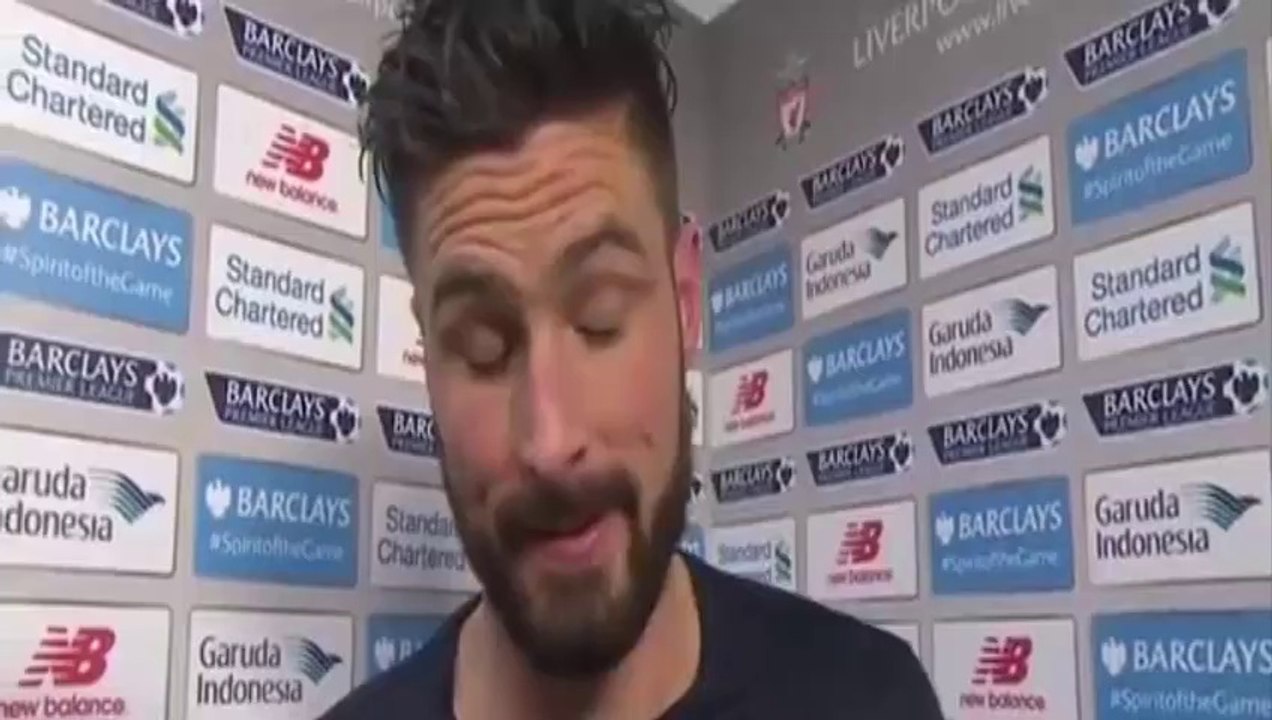 Liverpool 3-3 Arsenal - Olivier Giroud Post Match Interview