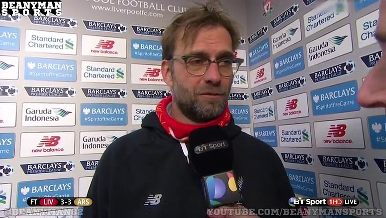 Liverpool 3-3 Arsenal - Jurgen Klopp Post Match Interview