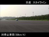 レヴォーグ：被害軽減ブレーキ試験 CCRs50km/h