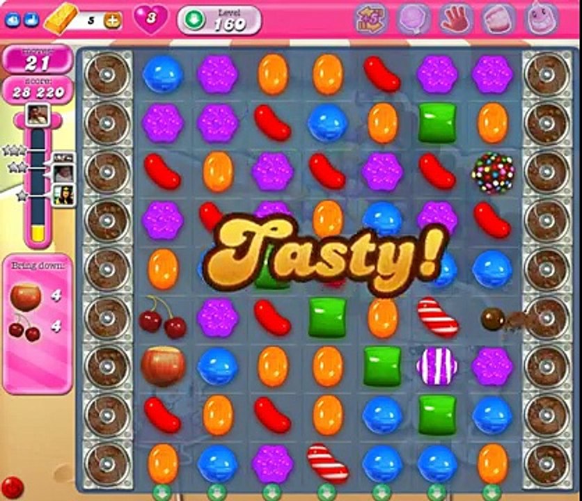 Candy Crush Saga Gameplay Level 160