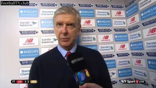 Liverpool vs Arsenal 3 _ 3 - Arsene Wenger post-match interview