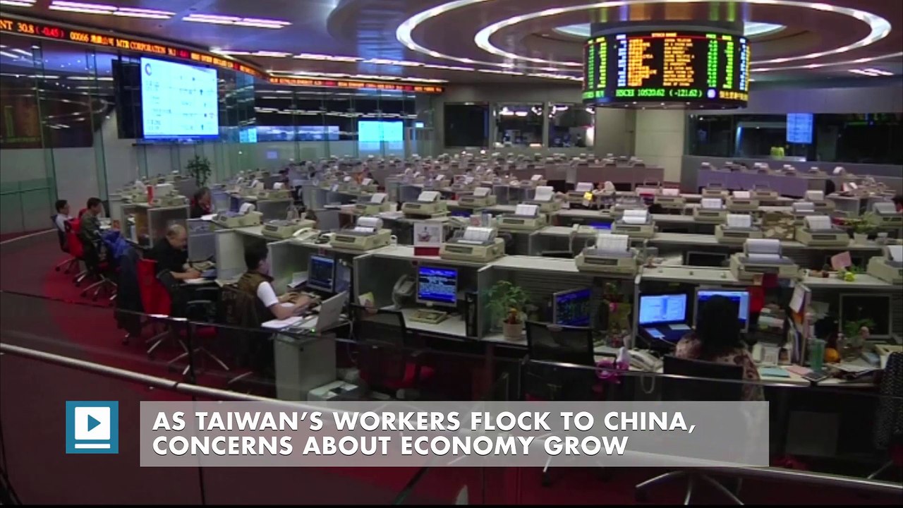 As Taiwan’s Workers Flock to China, Concerns About Economy Grow