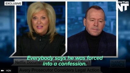 Donnie Wahlberg Went On Nancy Grace To Talk About "Making A Murderer"