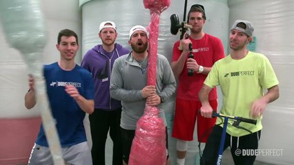 Bubble Wrap Battle | Dude Perfect