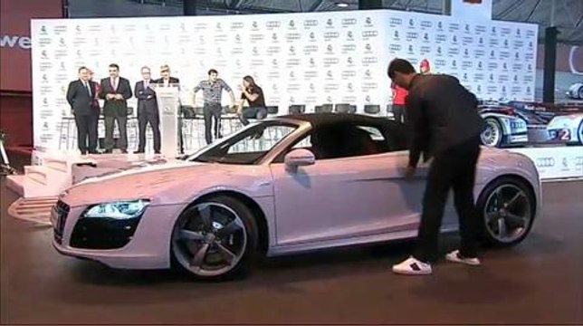 Entrega Vehículos Audi al Real Madrid CF 2011