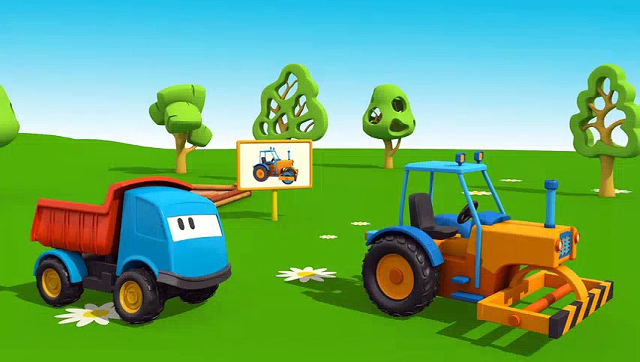 3min de Léo le camion benne curieux - Compilation HD | Dessins animés en français pour les enfants  Fun Fan FUN Videos