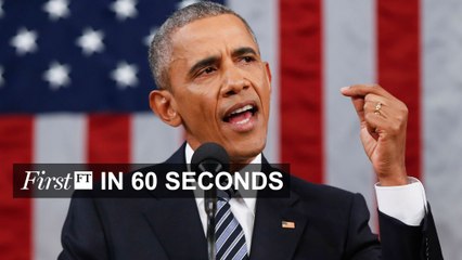 FirstFT - Obama defends strong US economy, LA gets NFL team