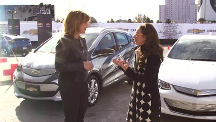 GM CEO Mary Barra on the Chevy Bolt At CES 2016
