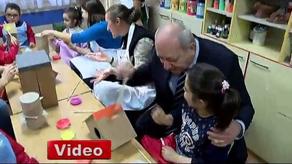 Harvardlı öğrenciler, miniklerle kuş yuvaları yaptı