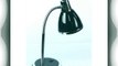 Daylight Roxy black Retro Table Lamp With Full Spectrum 15watt 6500k Daylight Bulb