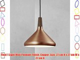 Float 1 Light Mini Pendant Finish: Copper Size: 27 cm H x 27 cm W x 27 cm D