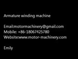Winding machine WIND-STR demo for bus accessories armature motor