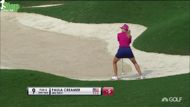 Golfer Paula Creamers Nice Up and In 2015 Fubon LPGA Tournament