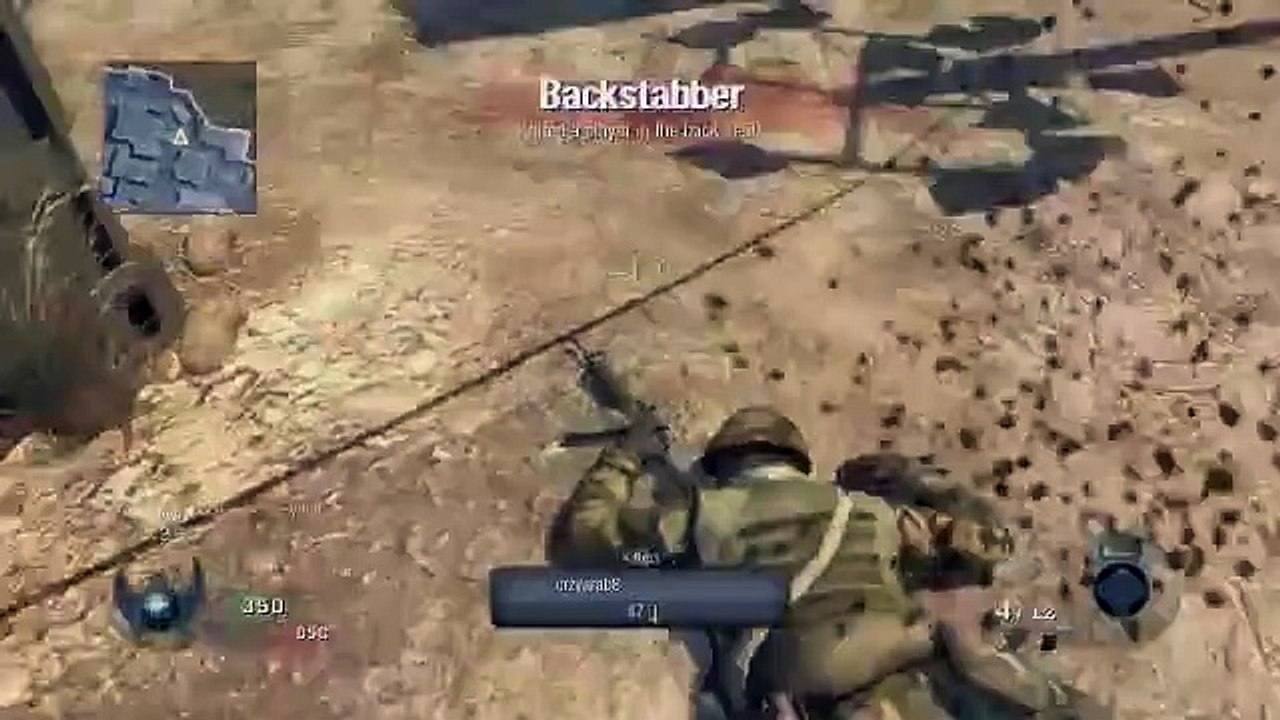 Call of Duty Black Ops funny ass backstab
