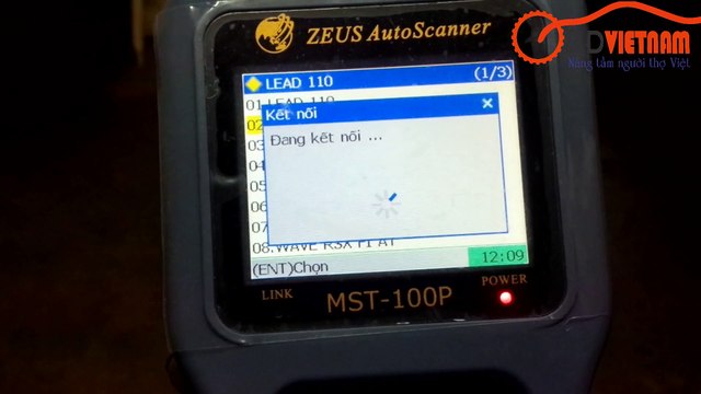 Máy đọc lỗi xe máy MST100P kiểm tra xe Honda Lead