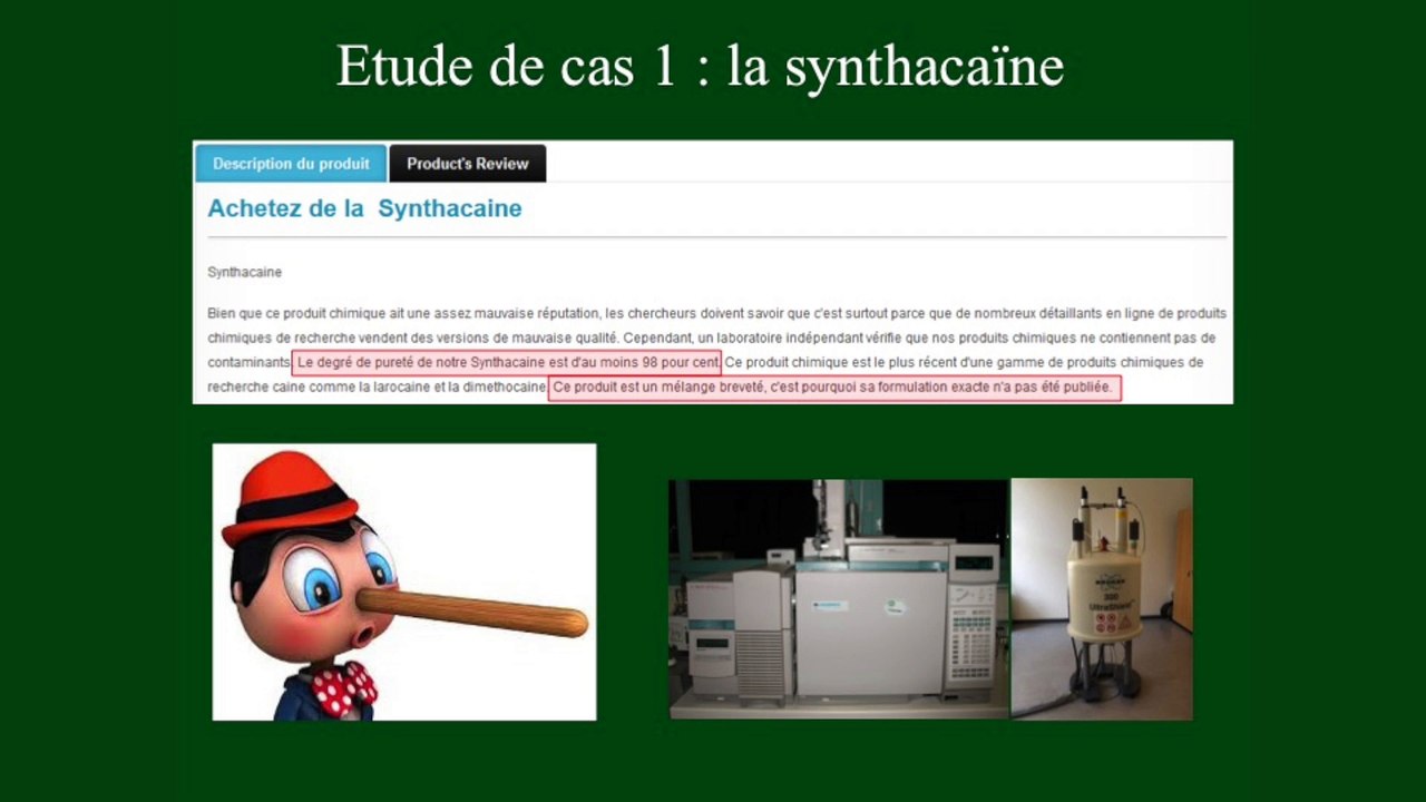 Nicolas Baldovini, NFH : L’analyse de drogues par correspondance