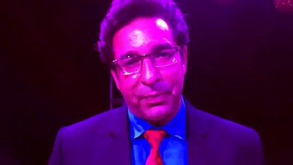 Pakistani Crickter Wasim Akram at Pakistan Super League Opening Ceremony PSL-T20 2016