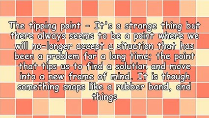 The Tipping Point That Creates Change