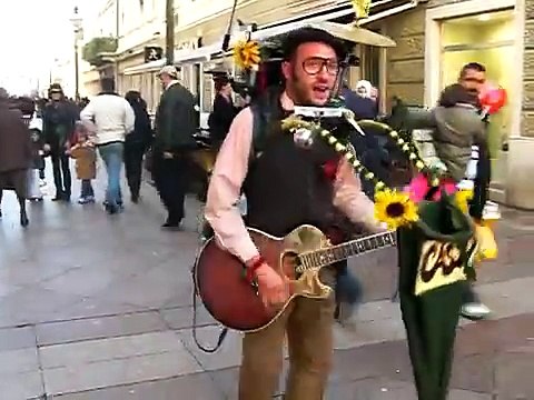 Amazing One-Man-Band Street Performer in Croatia (Cigo Man Band)