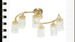 6 Light Semi-Flush Ceiling Light Finish: Gold