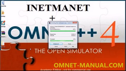 OMNeT++ INET MANET INSTALLATION output