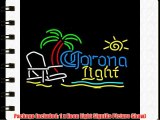 HOZER Professional CORONA LIGHT Neon Light Sign Store Display Beer Bar Sign Real Neon Signboard