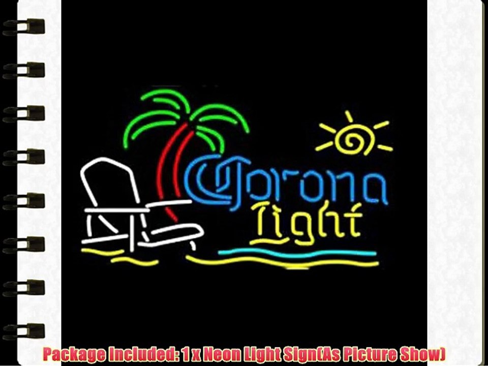 HOZER Professional CORONA LIGHT Neon Light Sign Store Display Beer Bar Sign Real Neon Signboard