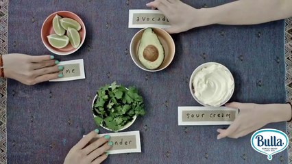 Bulla Family Dairy - Avocado, Lime & Corriander Dip - Sour Cream
