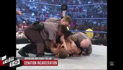 Superstars Who Fought the Law- WWE Top 10