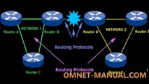 Routing Protocols Using OMNeT   Simulator output