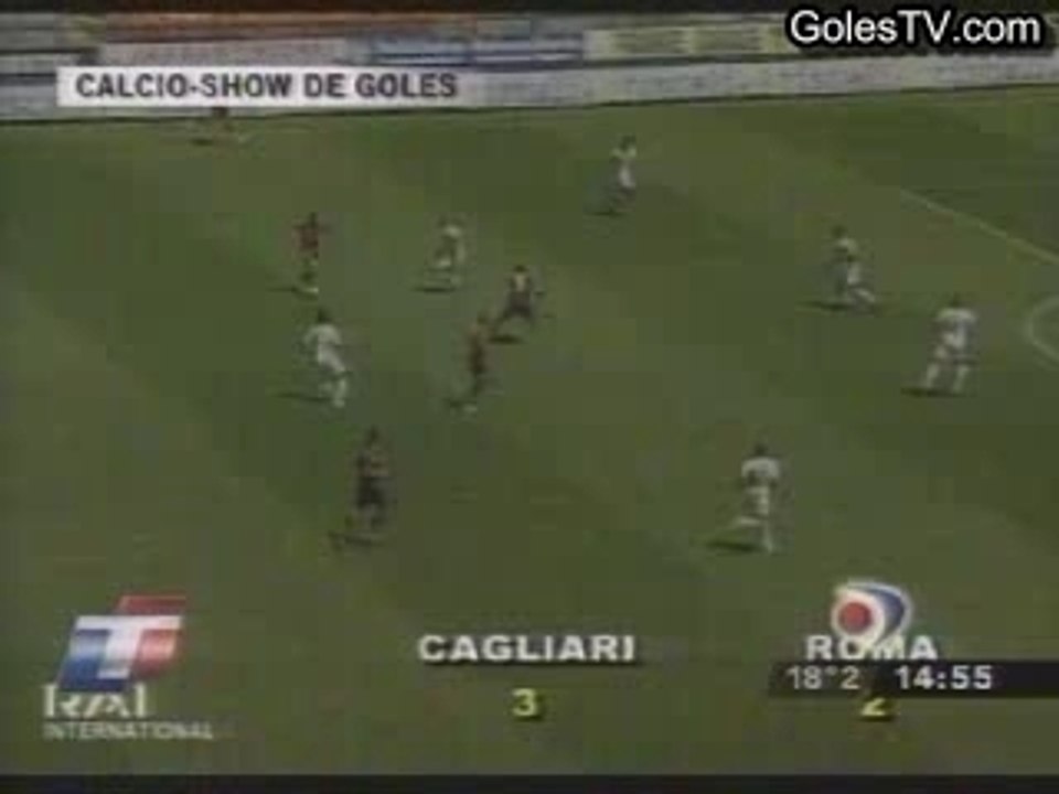 Cagliari 3-2 Roma (1-0 Suazo)