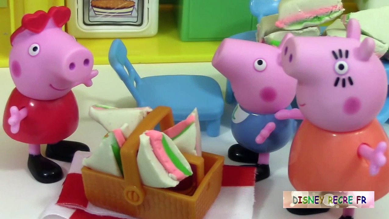 Peppa pig en français Voiture de Pique nique Picnic Adventure Car Jouets
