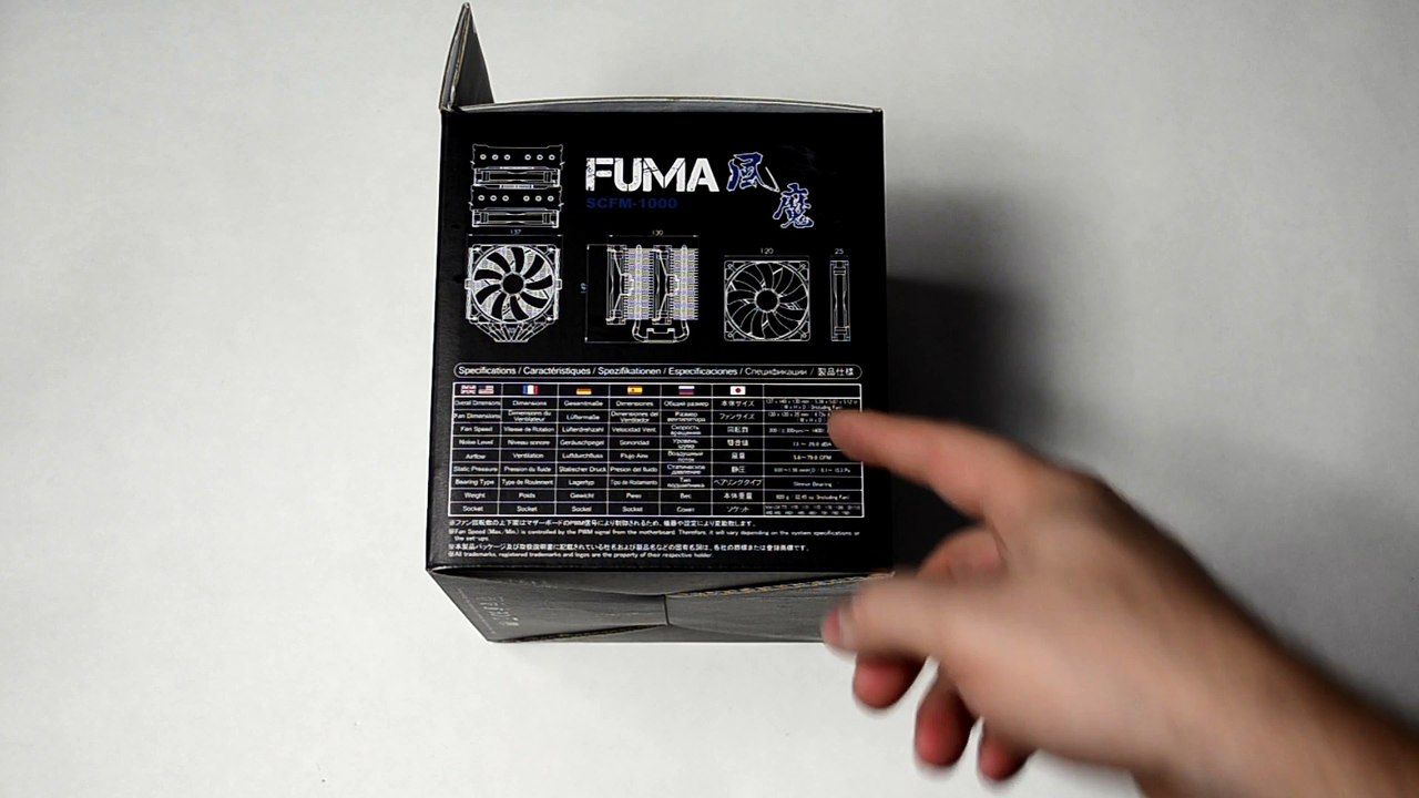 Scythe Fuma CPU COOLER Unboxing